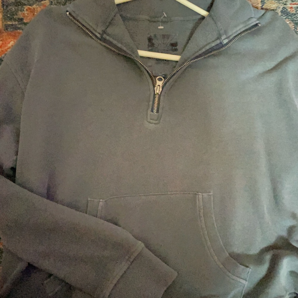C&C California Women’s Charcoal Zip-Up Sweater